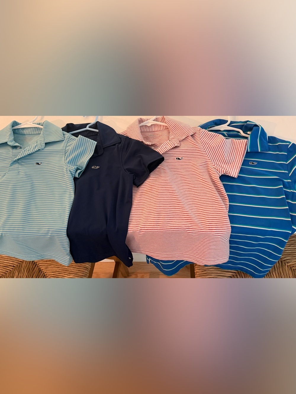 Vineyard Vines boys performance polos